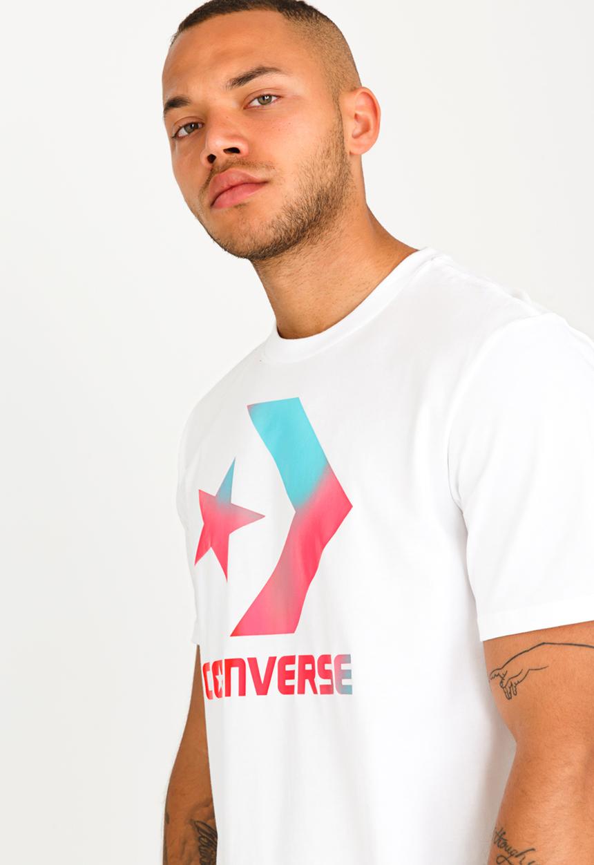 Converse - Heat Map Star Chevron Tee White