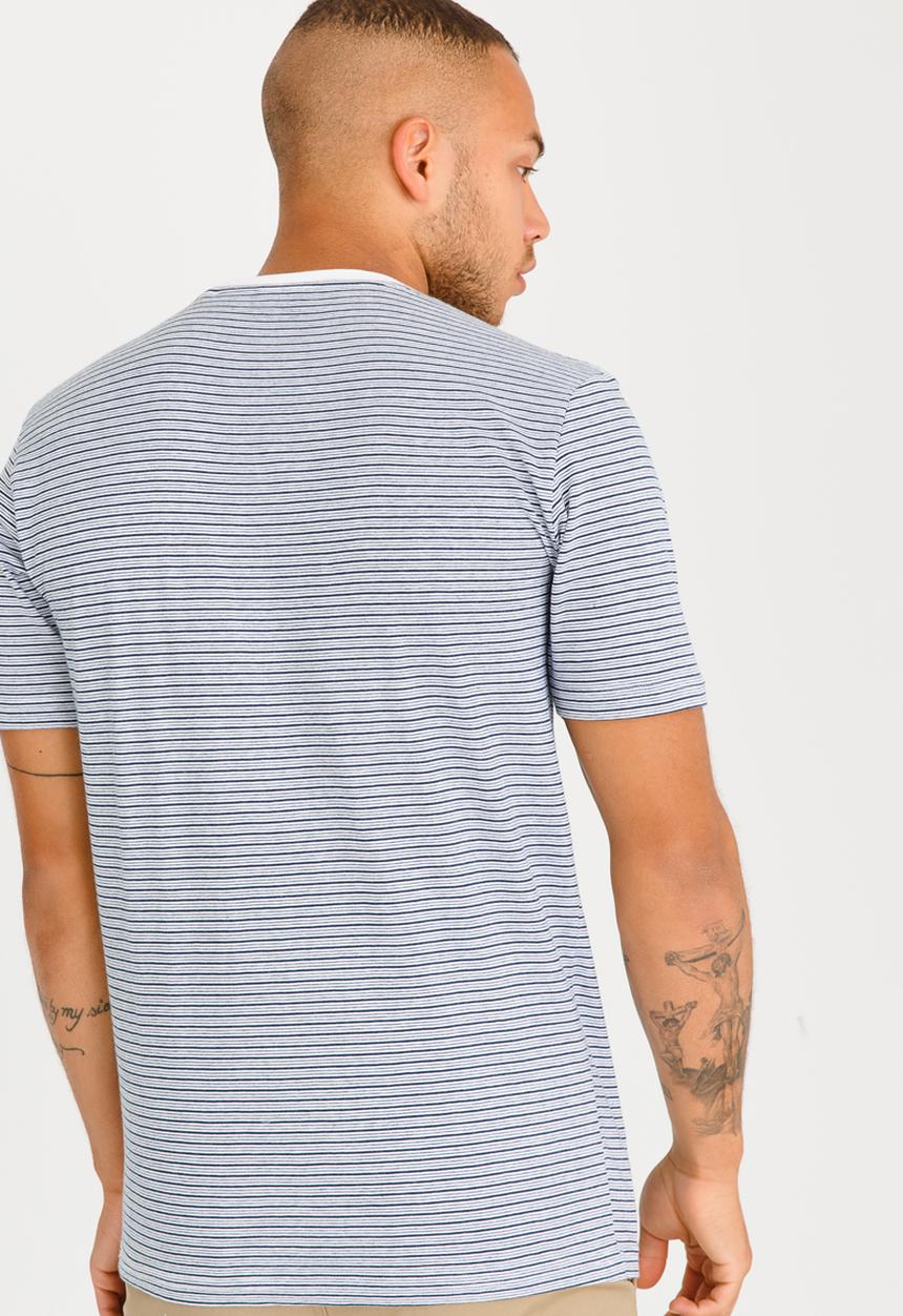 Only & Sons - Sejr REG  Stripe Tee White