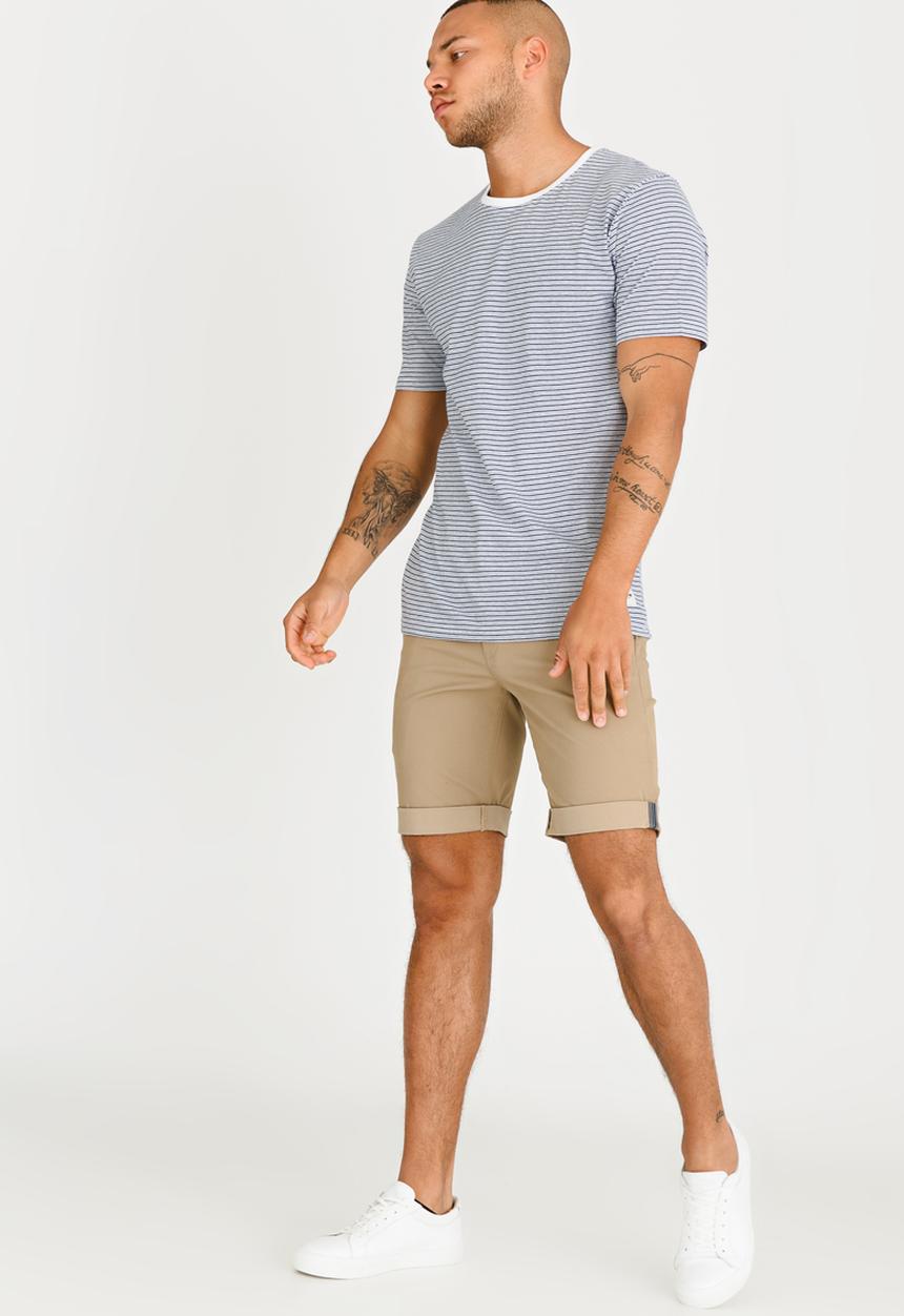 Only & Sons - Sejr REG  Stripe Tee White