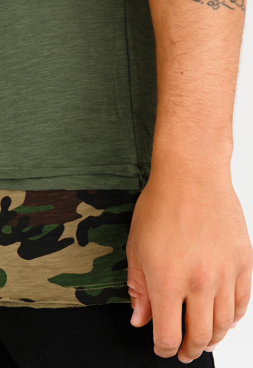 Jack & Jones - Toma Crew Neck Tee Khaki Green