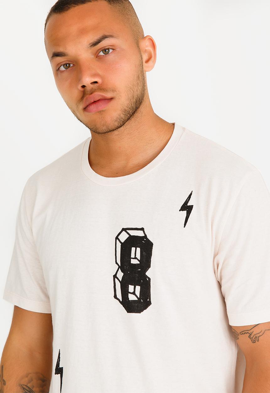 LEVI'S® LINE 8 - L8 Unisex Tee Lightning 8 Pale Pink