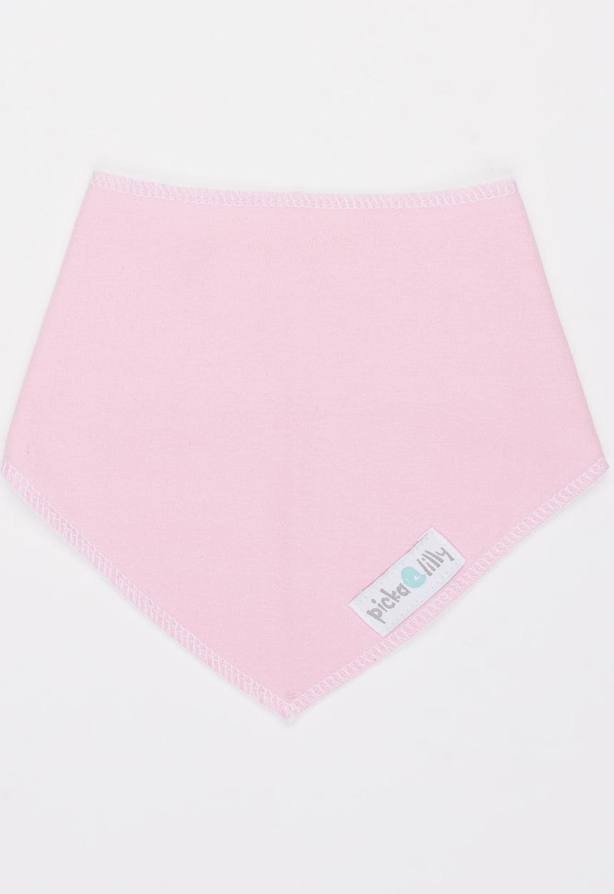 Pickalilly - Girls Bandana Bib Pale Pink