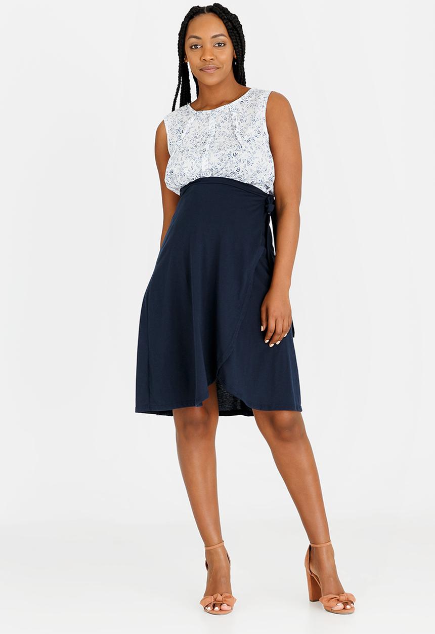 edit Maternity - Sleeveless Cotton Blouse Multi-colour