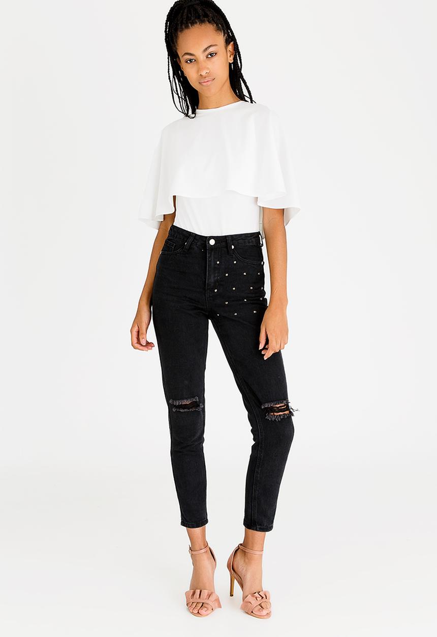 STYLE REPUBLIC - Cape Bodysuit Off White