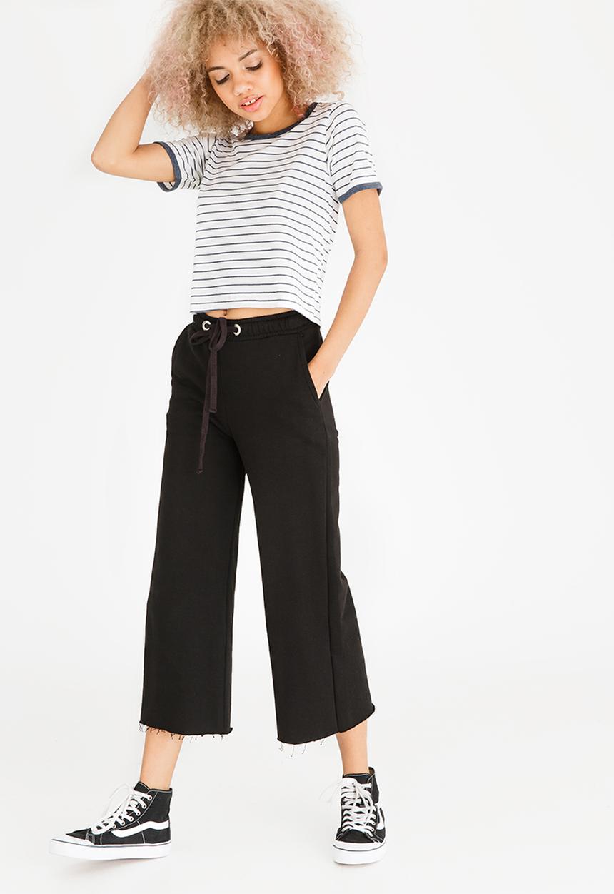 c(inch) - Striped T-shirt Dark Grey