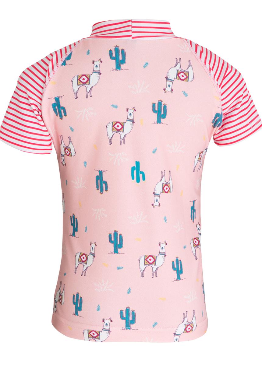 Roxy - Wavy Stripe s/s Rashie Pale Pink
