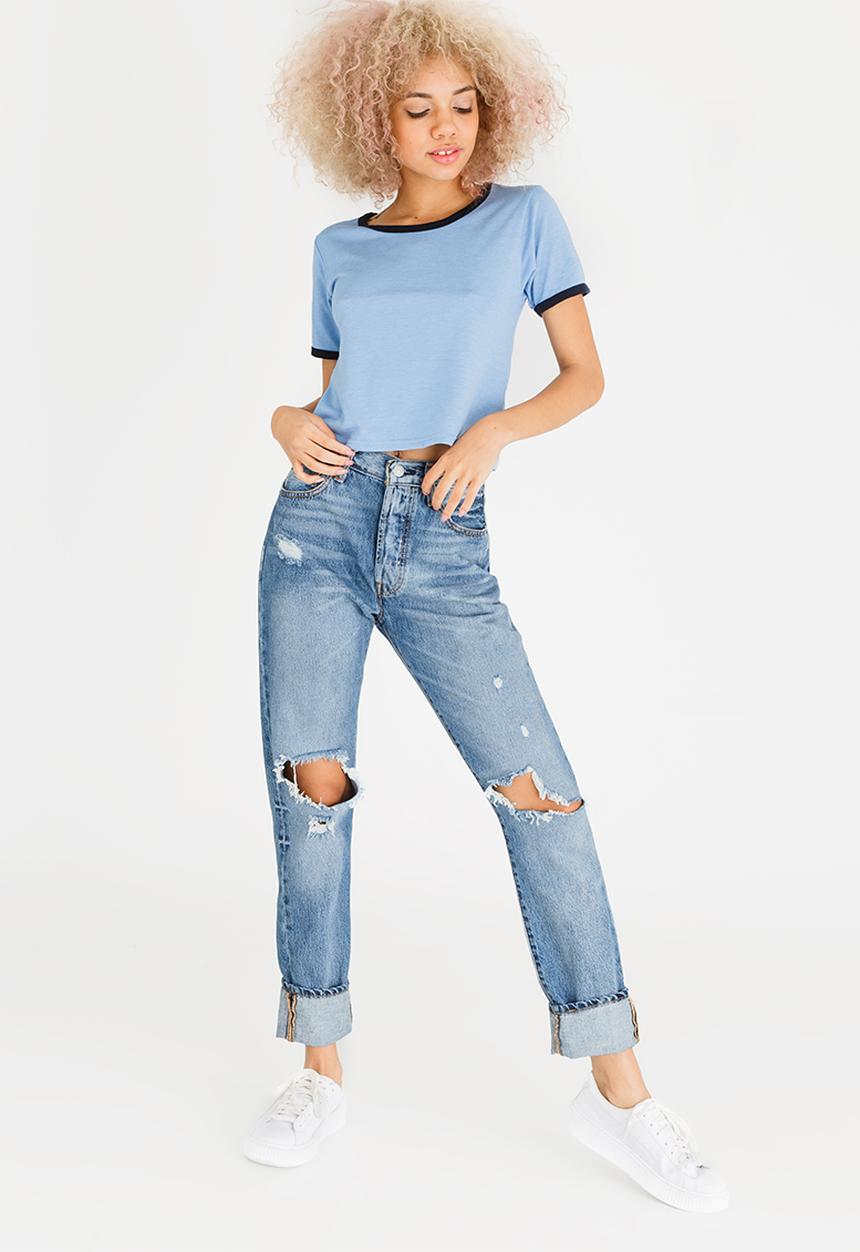 c(inch) - Easy Fit T-shirt Pale Blue