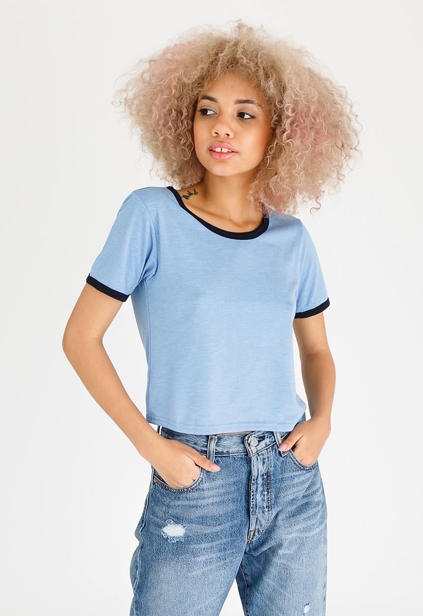 c(inch) - Easy Fit T-shirt Pale Blue