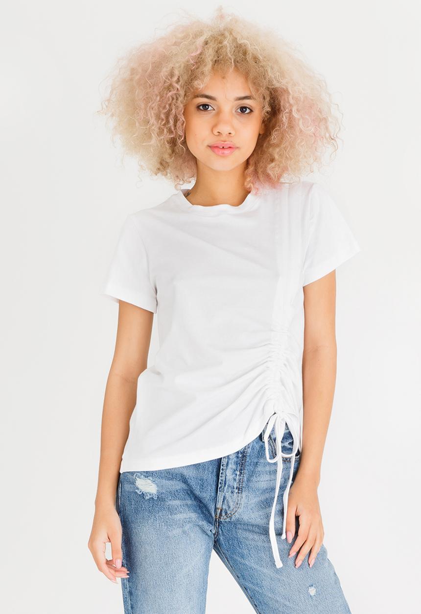 c(inch) - Drawcord T-shirt White