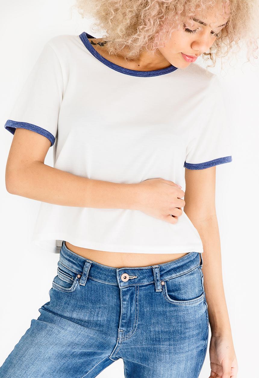 c(inch) - Easy Fit T-shirt White