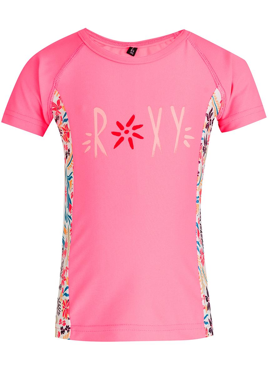 Roxy - Flower Power s/s Rashie Mid Pink