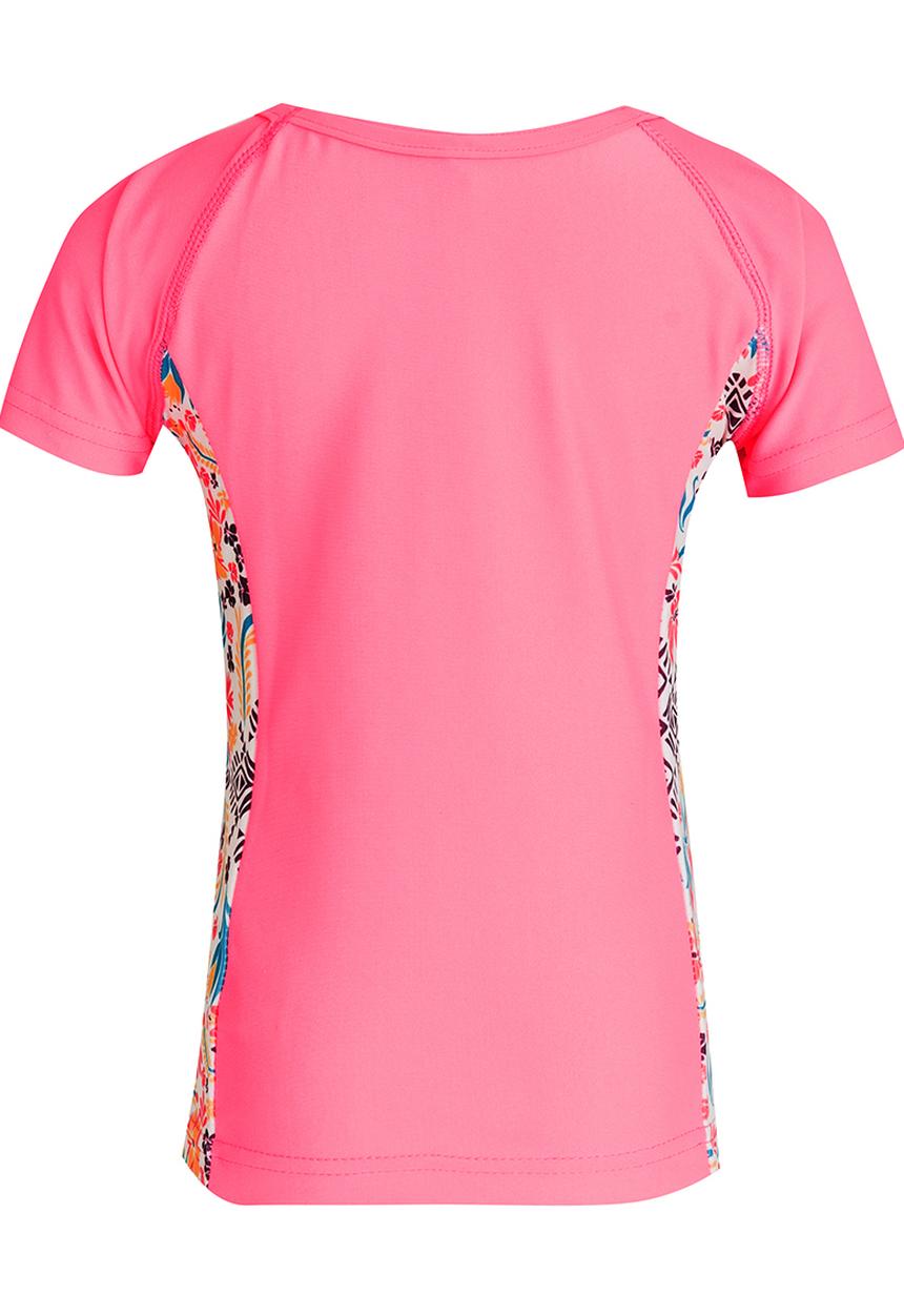 Roxy - Flower Power s/s Rashie Mid Pink