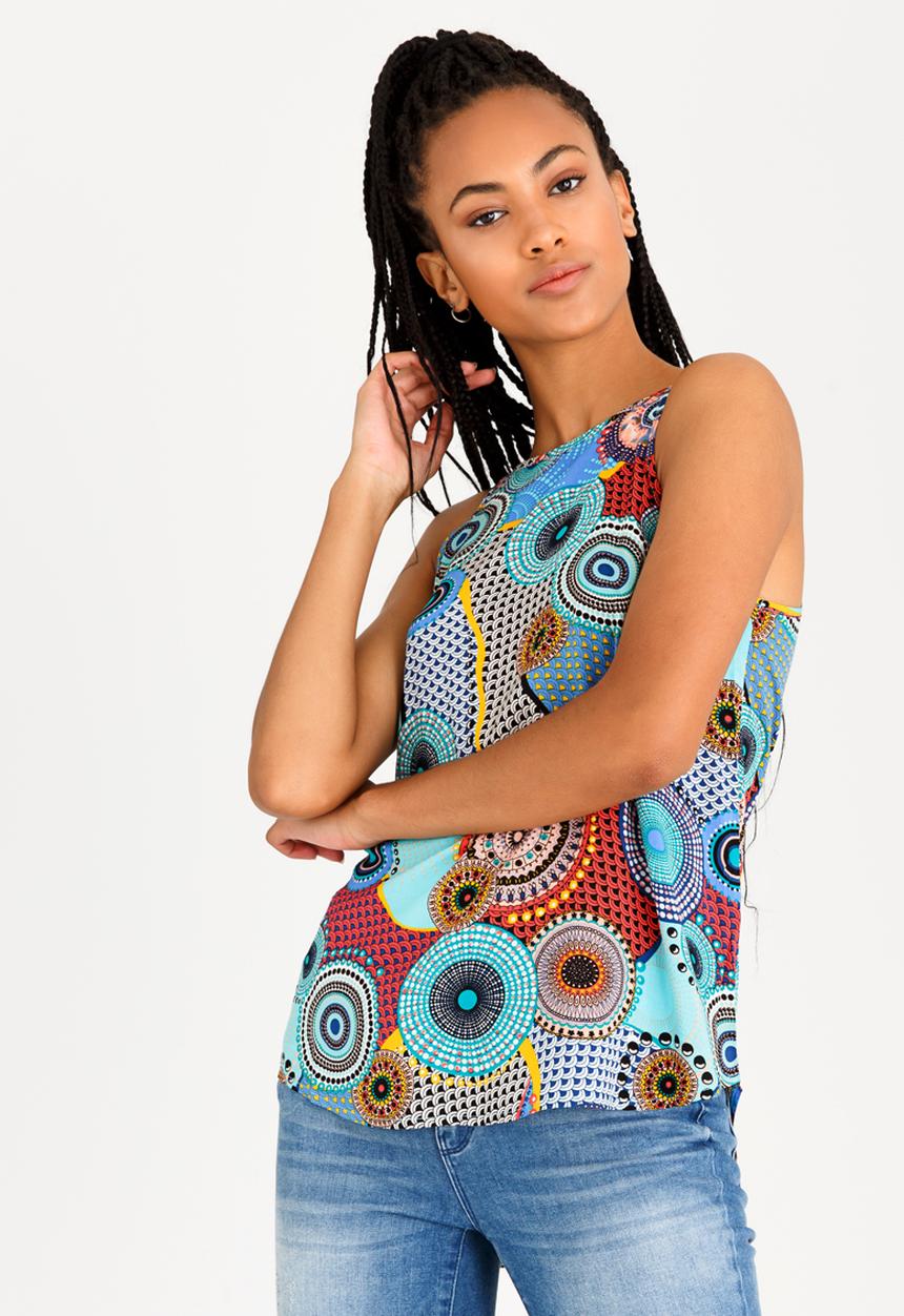 Revenge - Kaleidoscope Cami Mid Blue