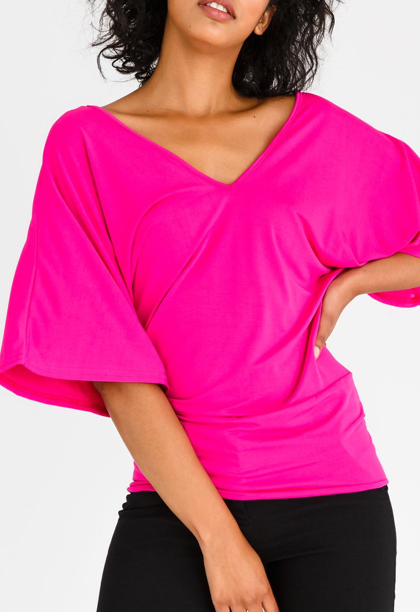 edit - Kimono Top Magenta
