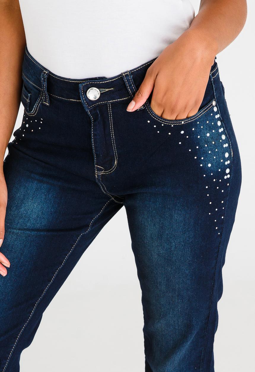 cath.nic - Pearl Design Jeans Blue