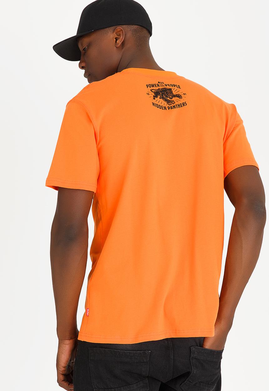 Butan - Hidden Panthers Cotton T-shirt Orange
