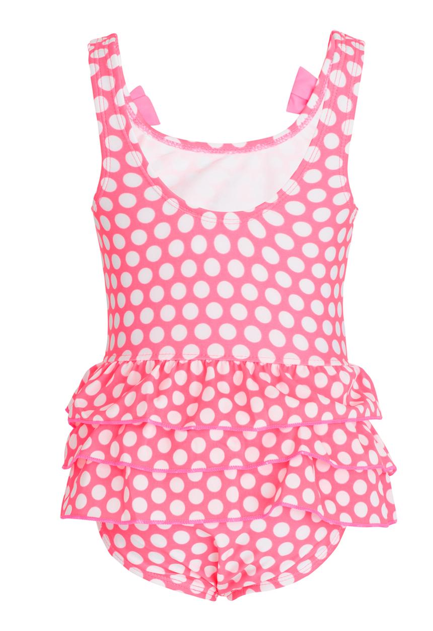Pop Candy - Dotty Swimsuit Pale Pink