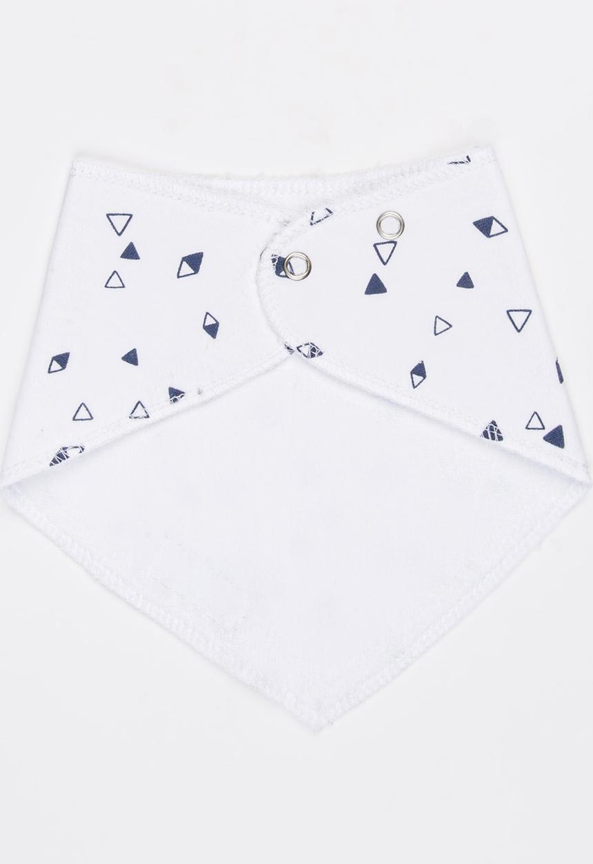 Pickalilly - Printed Bandana Bib White