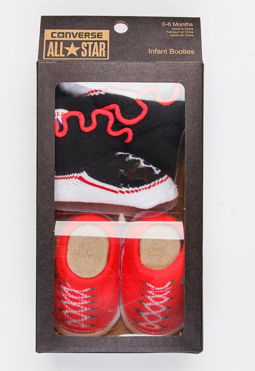 Converse - 2 Pack Frilly Chuck Booties Red