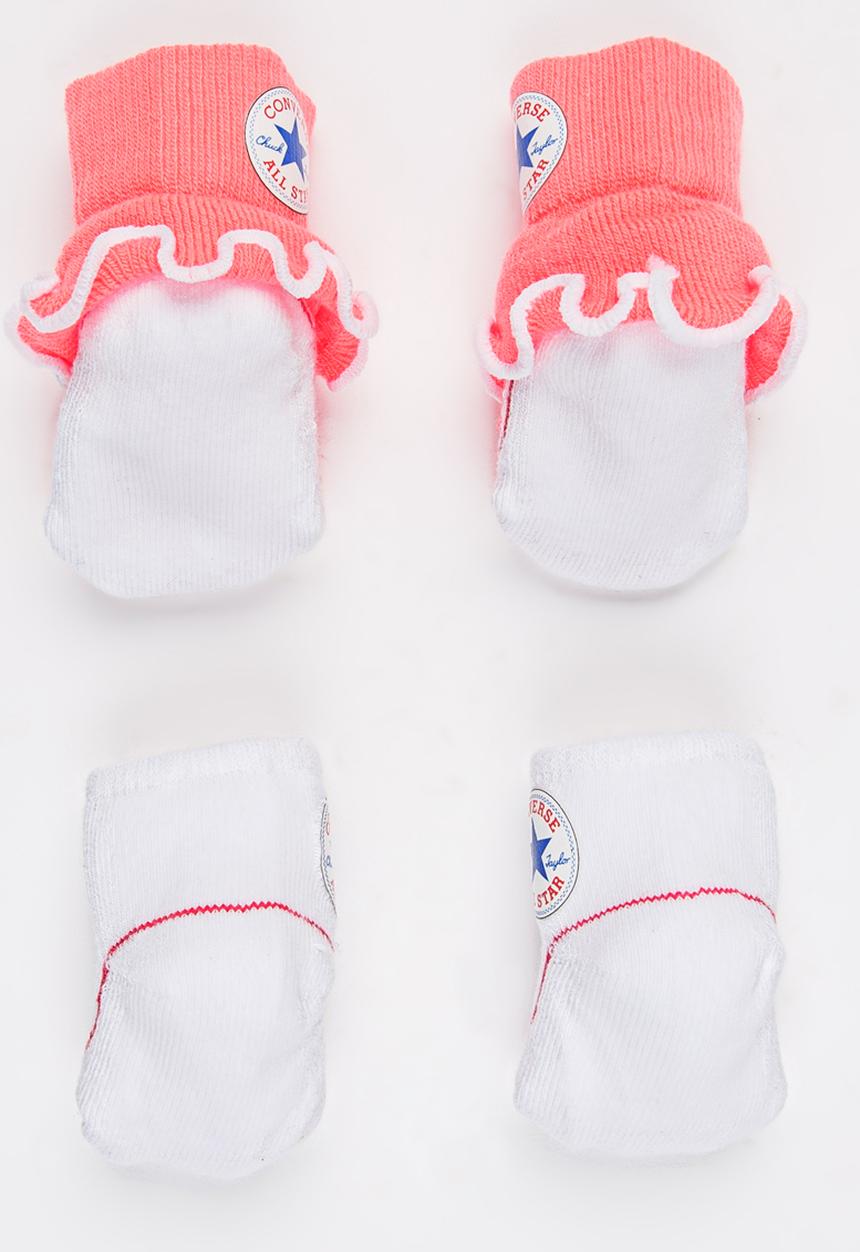 Converse - 2 Pack Frilly Chuck Booties White