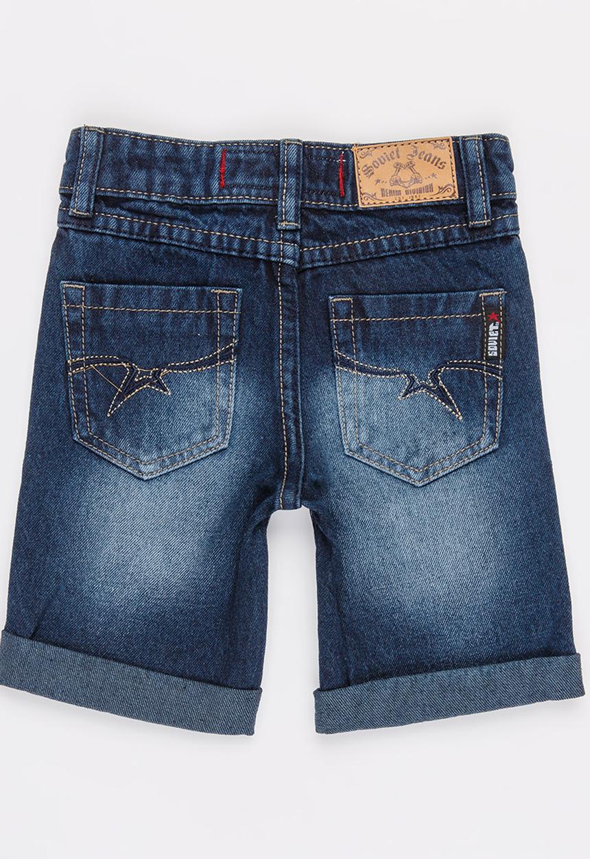 SOVIET - B Pescara Denim Shorts Blue