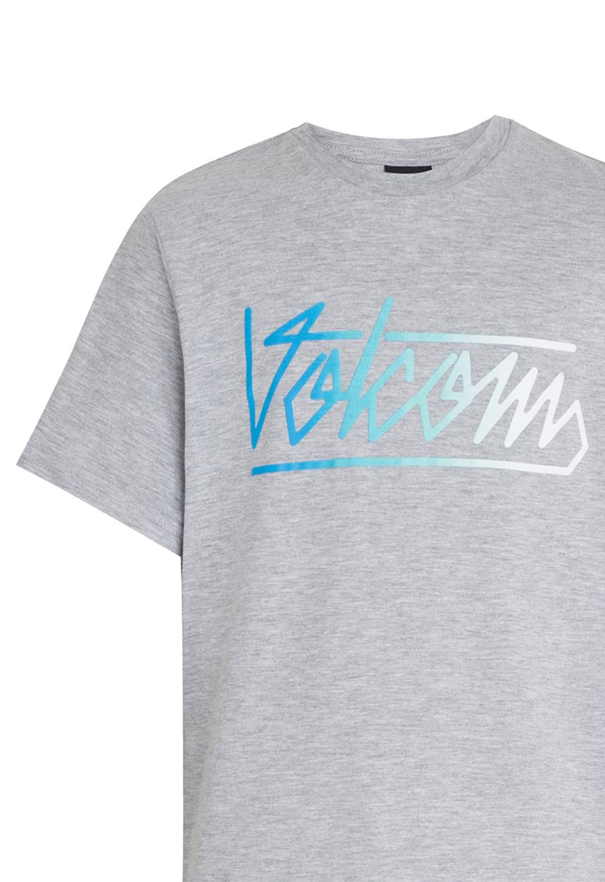 Volcom - Flow Script  Tee Grey