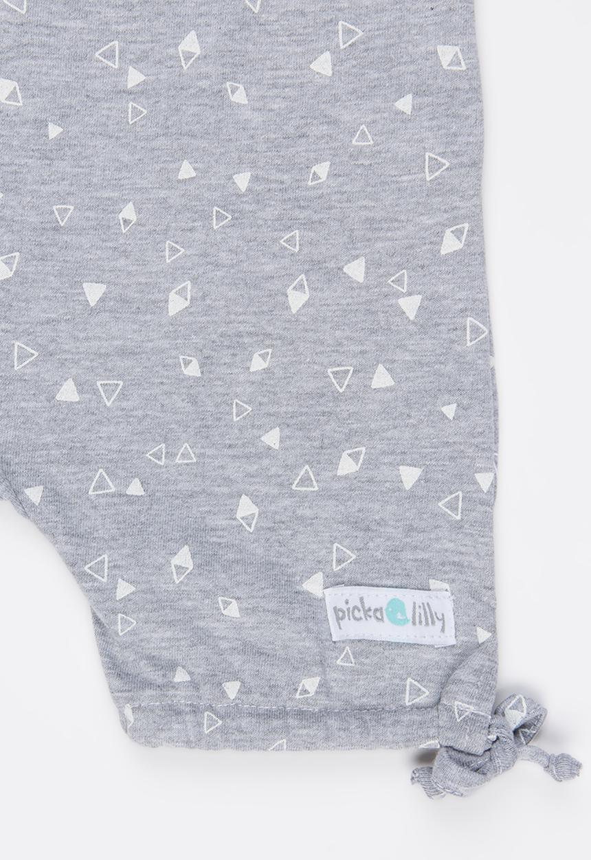 Pickalilly - Printed Playsuit Grey