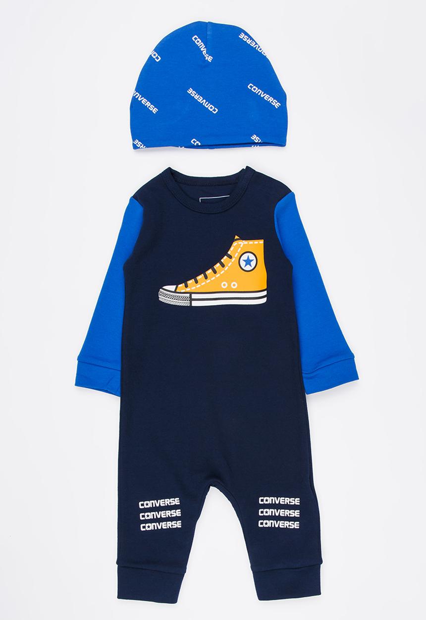 Converse - Grippy Coverall and Hat Set Navy
