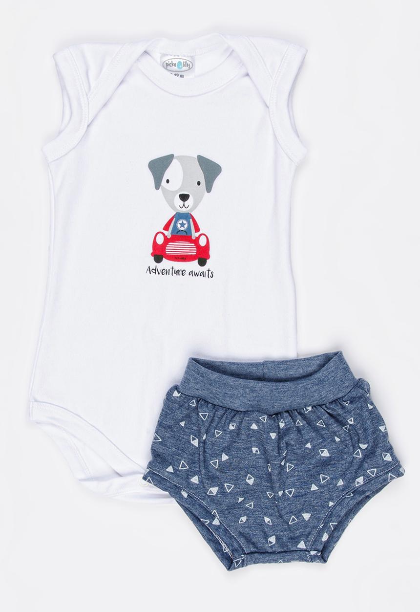 Pickalilly - Racing Puppy Summer Set Blue