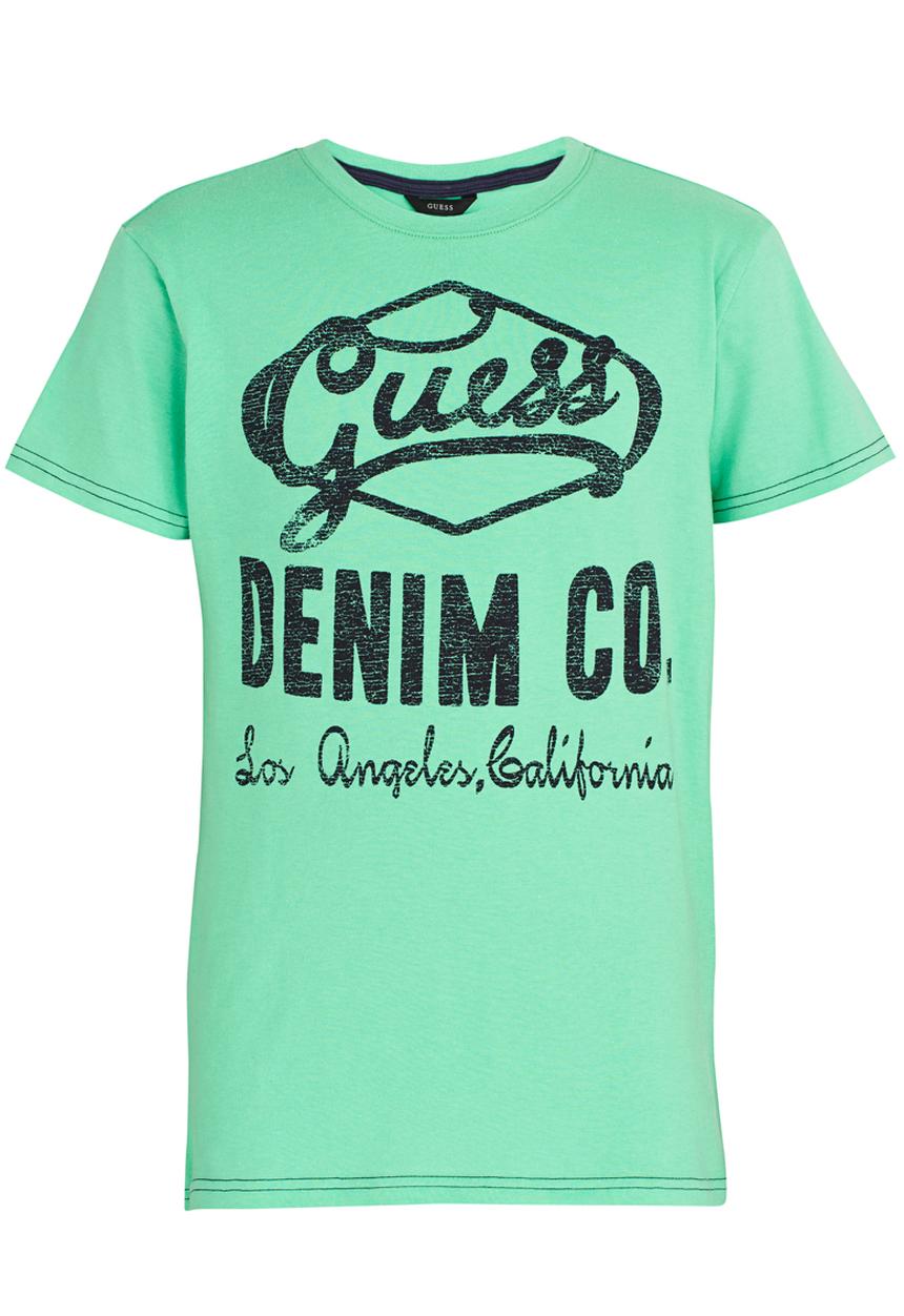 GUESS - S/S Denim CO. Tee Green