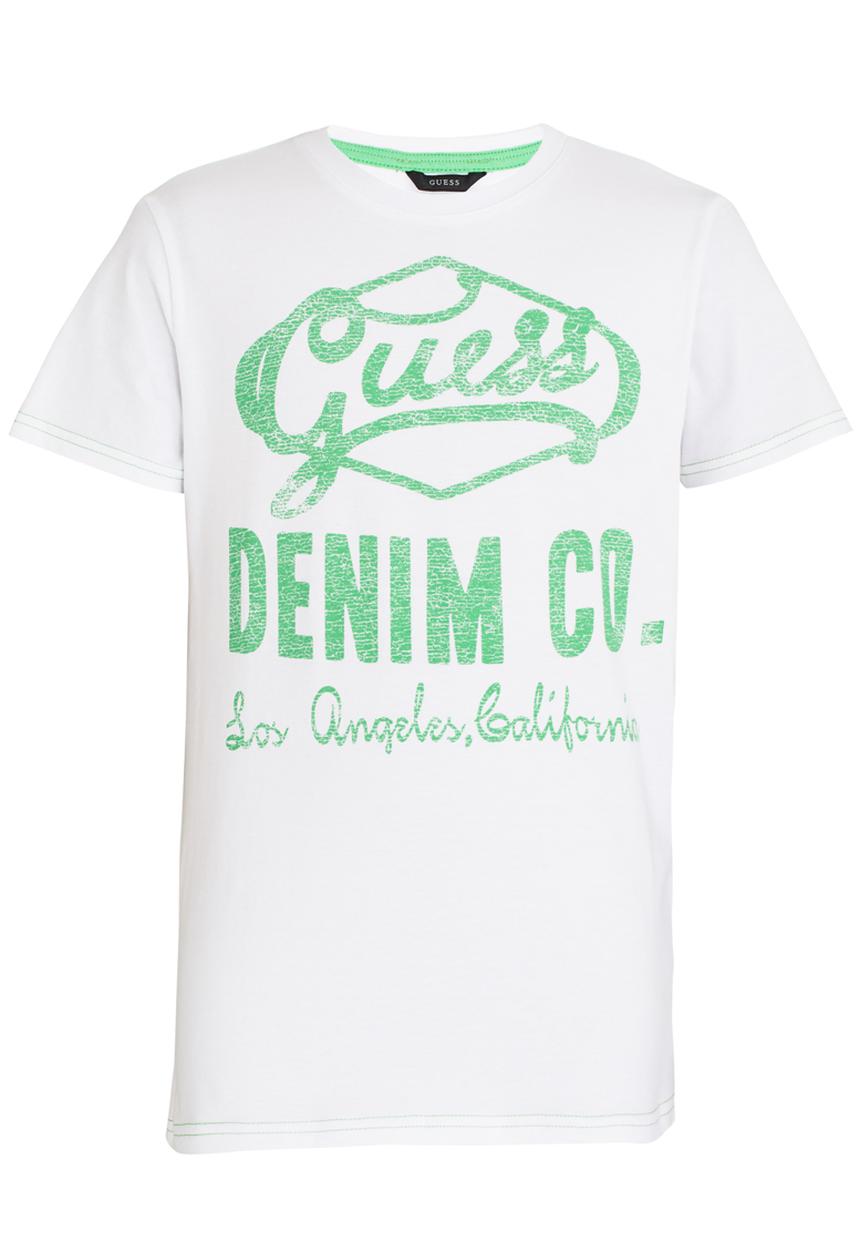 GUESS - S/S Denim Co. Tee White