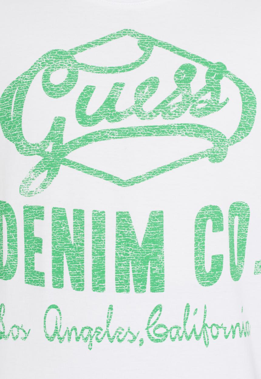 GUESS - S/S Denim Co. Tee White