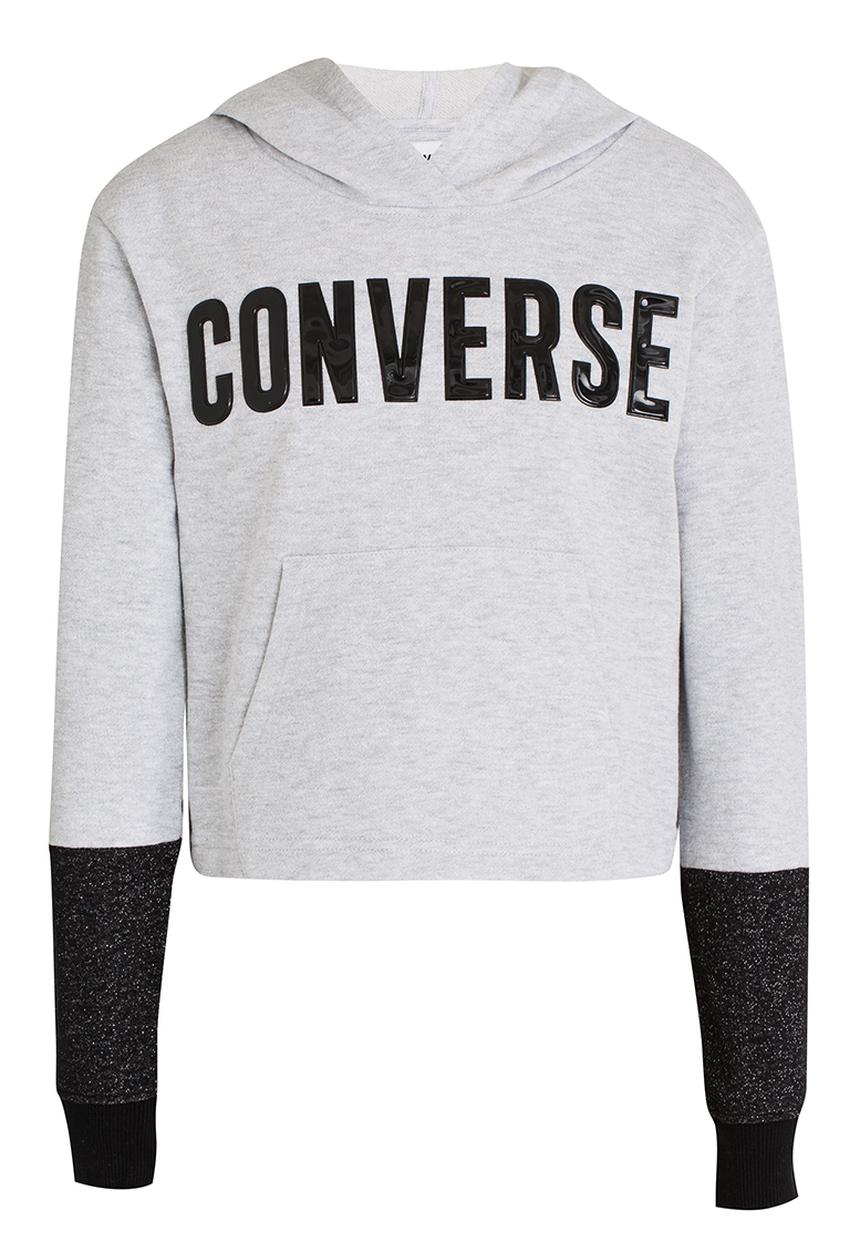 Converse - Lurex Fleece Pullover Pale Grey