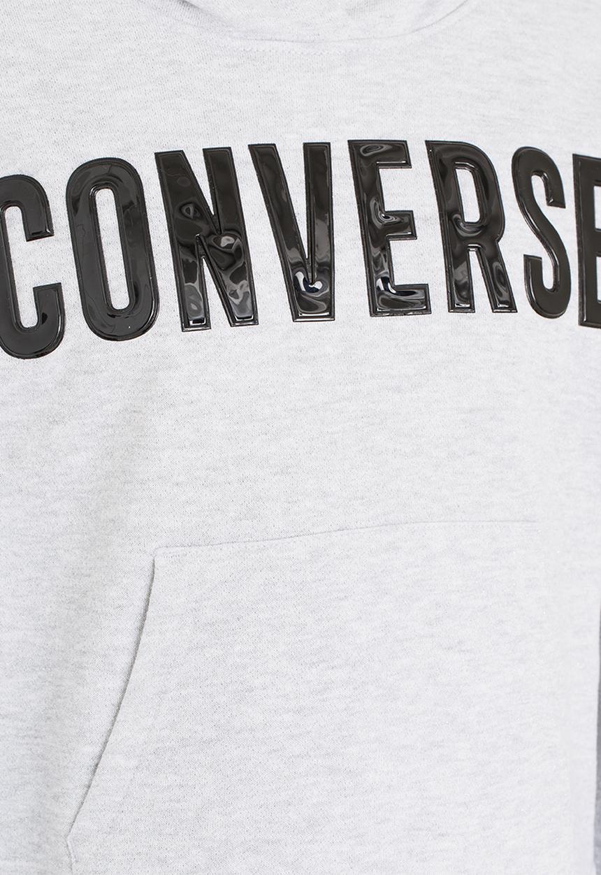 Converse - Lurex Fleece Pullover Pale Grey