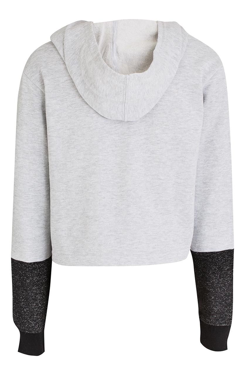 Converse - Lurex Fleece Pullover Pale Grey