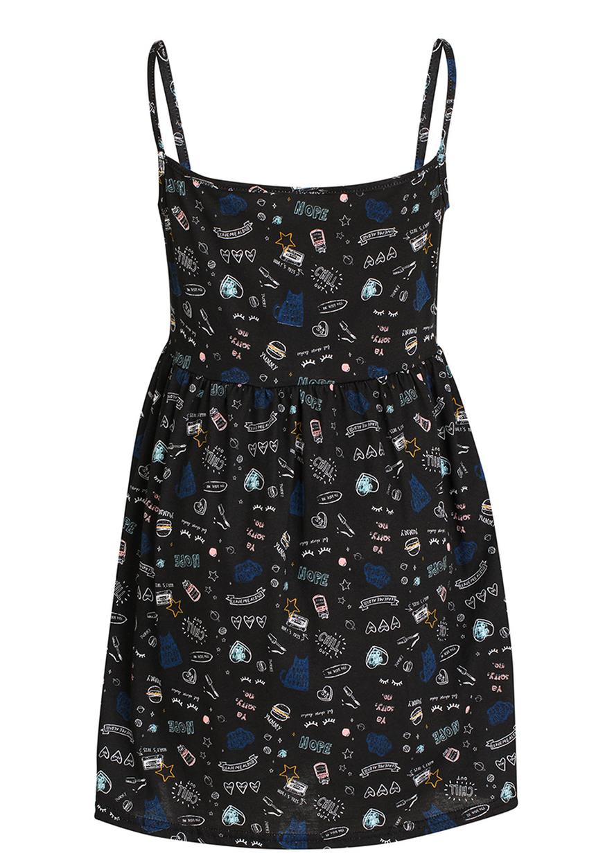 Rebel Republic - Mid Waist Strappy Dress Multi-colour