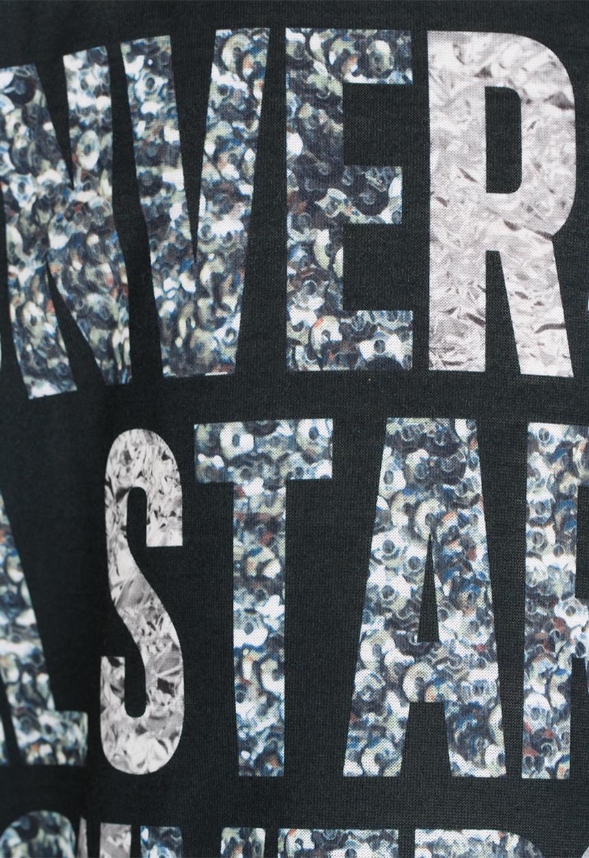 Converse - All Over Printed Tee Black