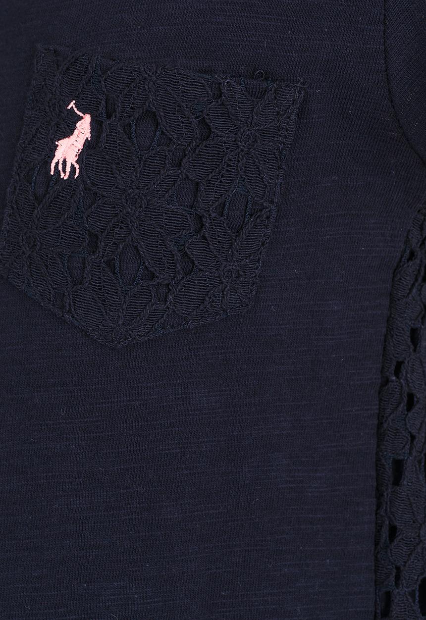 POLO - Anna Lace Back Dress Navy