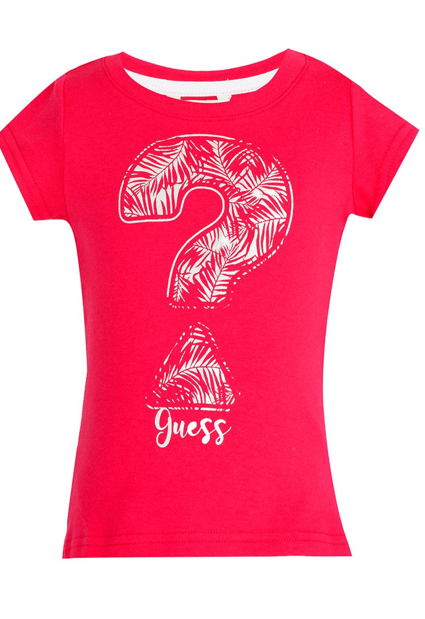 GUESS - S/S Question Tee Rose