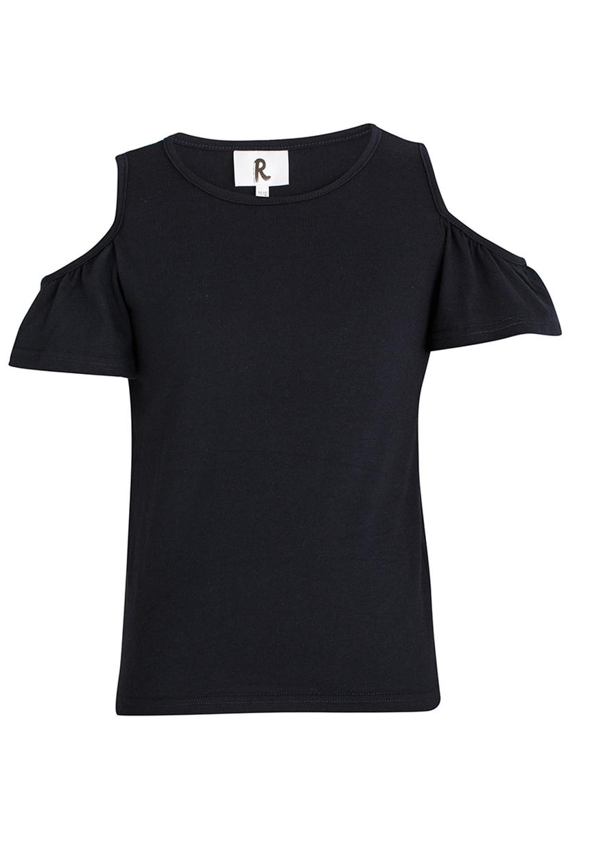 Rebel Republic - Cold Shoulder Top Navy