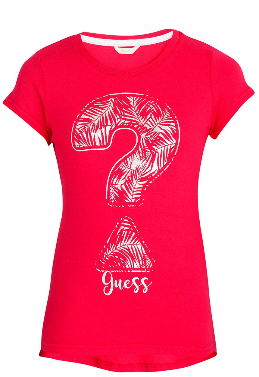 GUESS - S/S Question Tee Rose