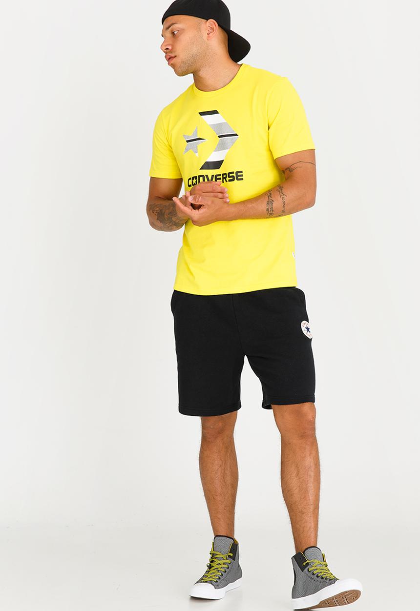 Converse - Star Chevron Stripe Fill Tee Yellow