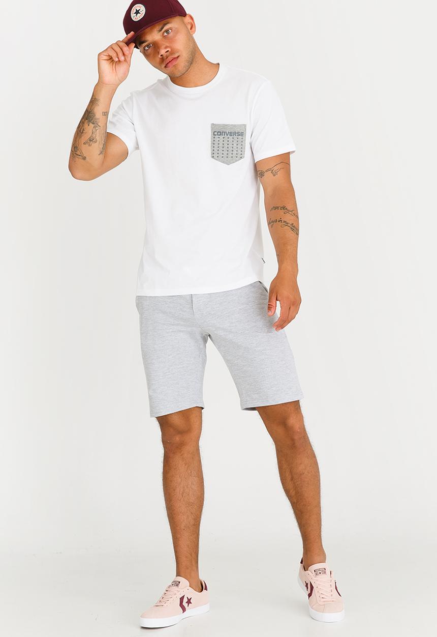Converse - Star Print Pocket Tee White