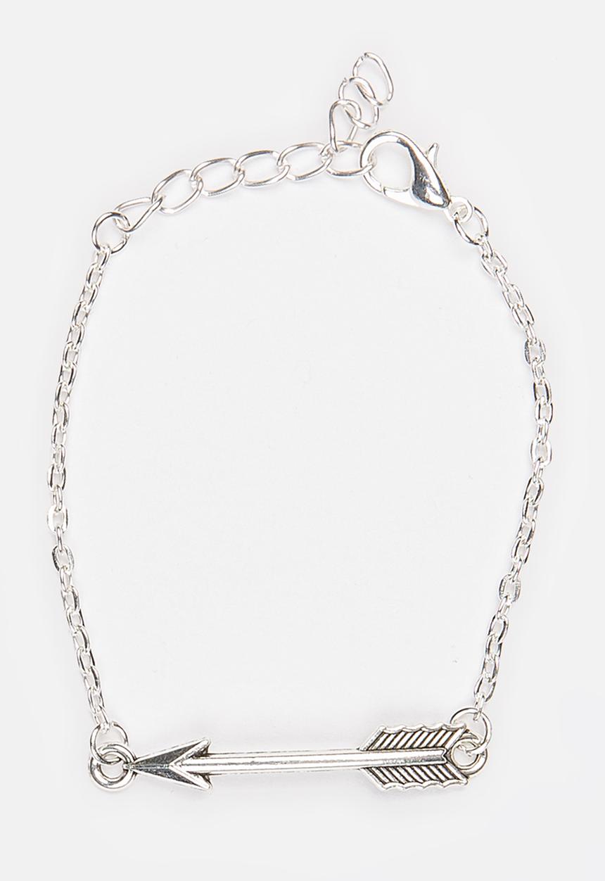 Jewels and Lace - Silver Arrow Bracelet  Silver