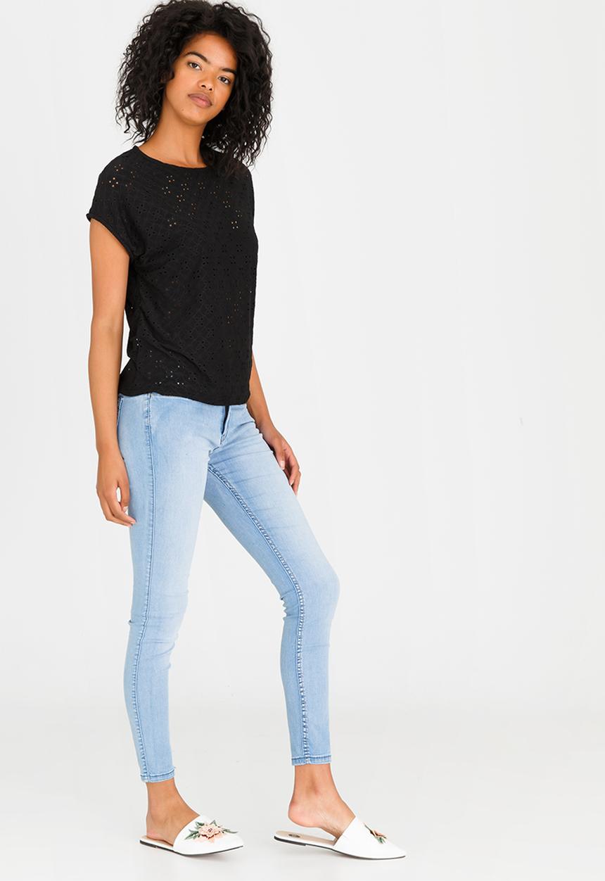 edit - Lace Tee Black