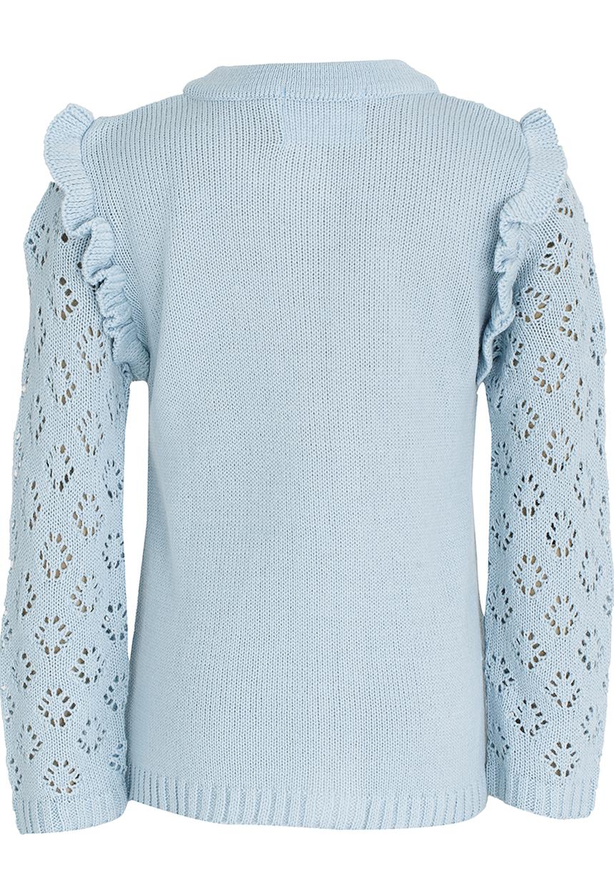 See-Saw - Cardi with Frill Detail Blue