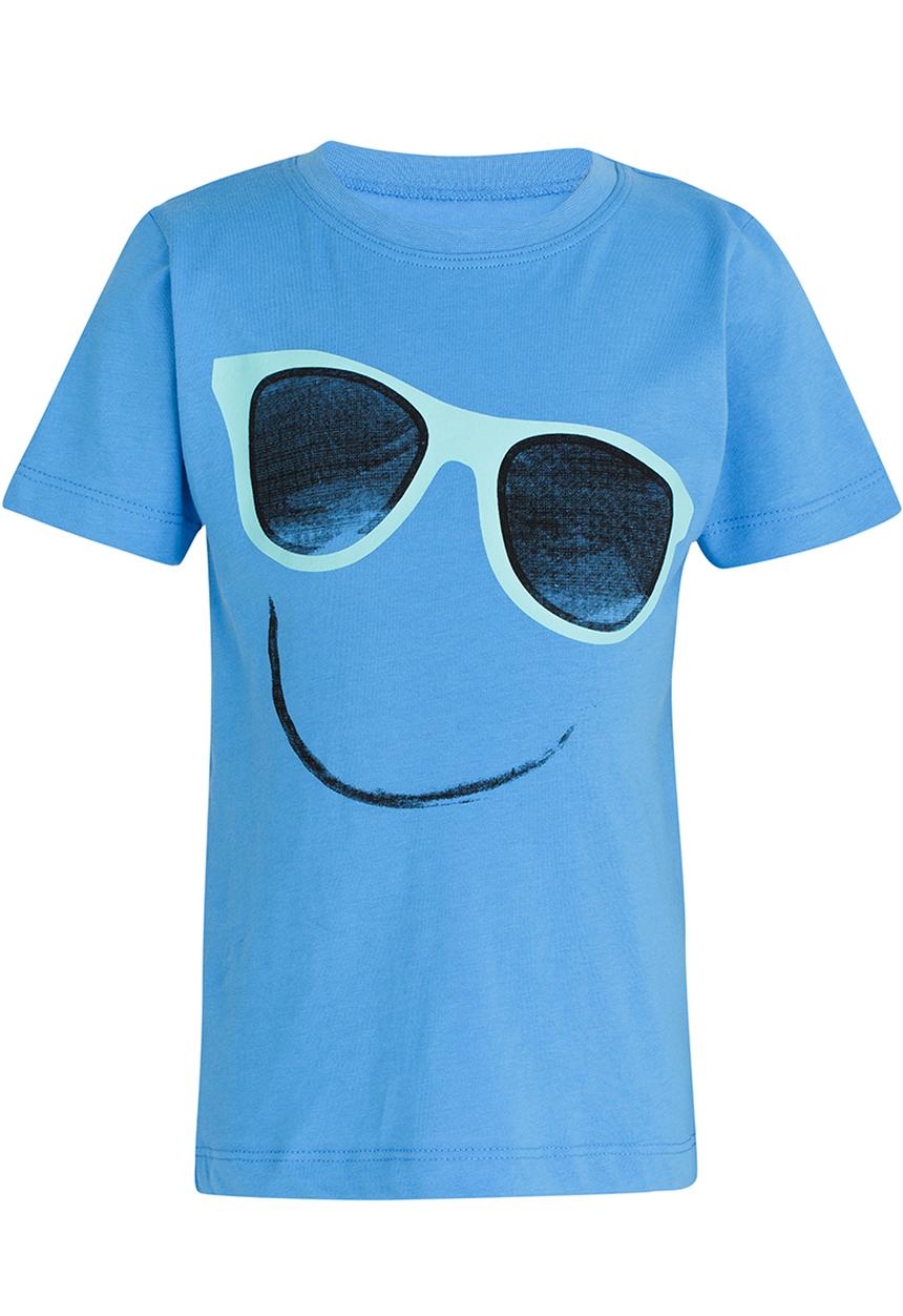 Name It - Boys Printed T-shirt Blue