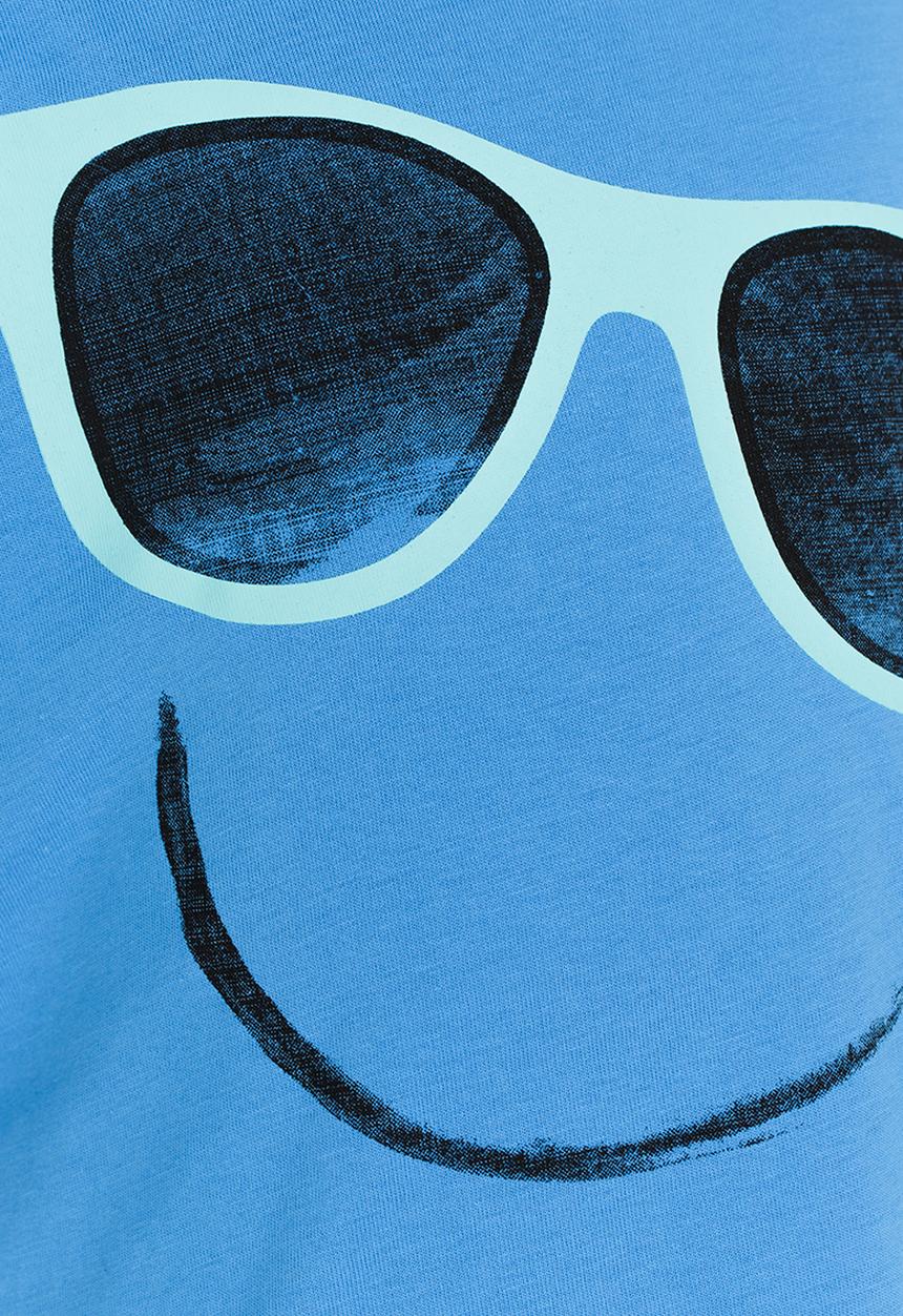 Name It - Boys Printed T-shirt Blue