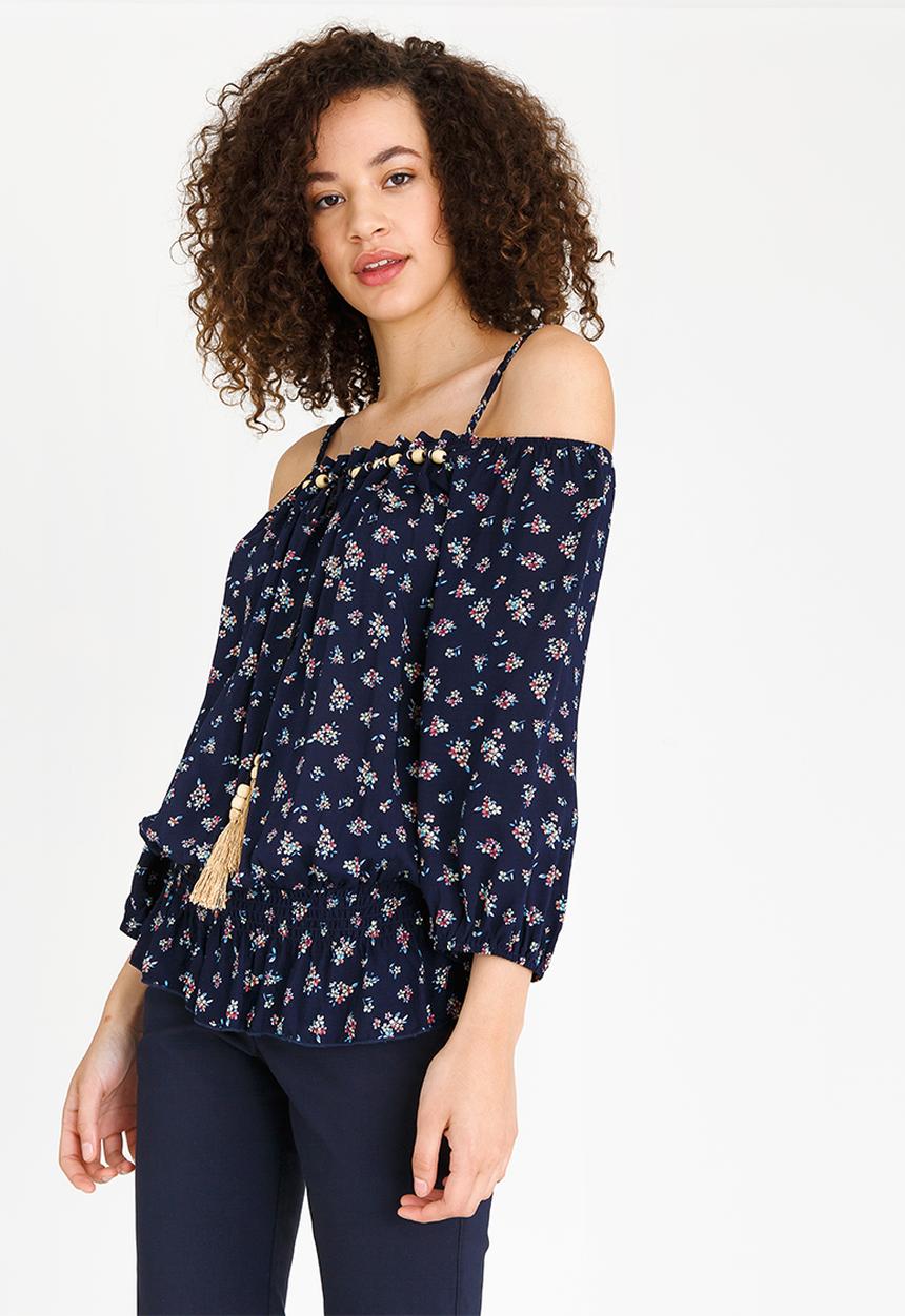 cath.nic - Indian Patchwork Gypsy Woven Top Multi-colour