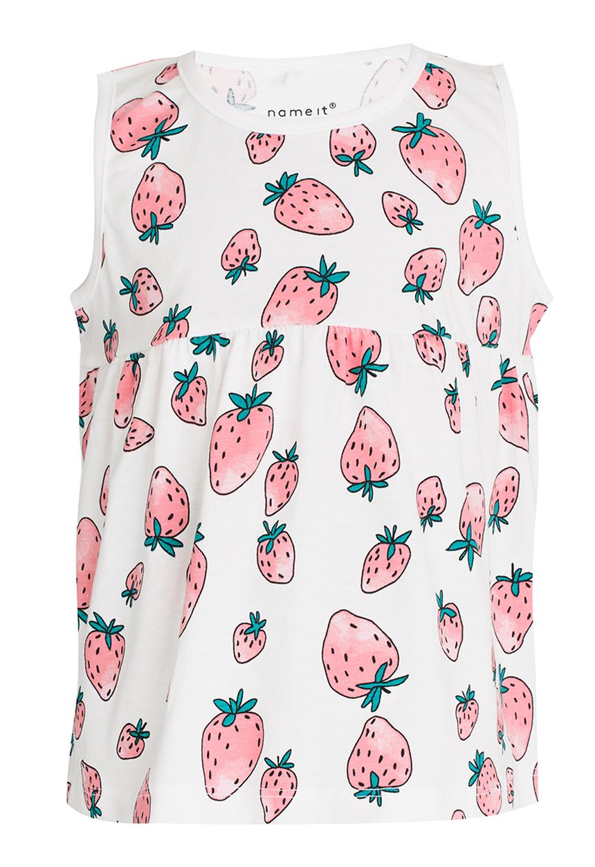 Name It - Printed Tee White